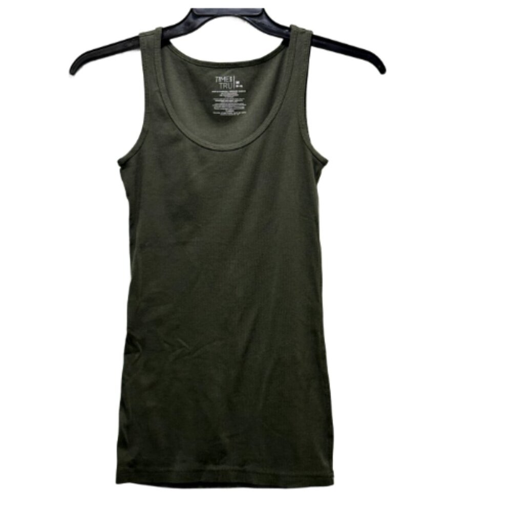 Women Hunter Green Tank Size Medium